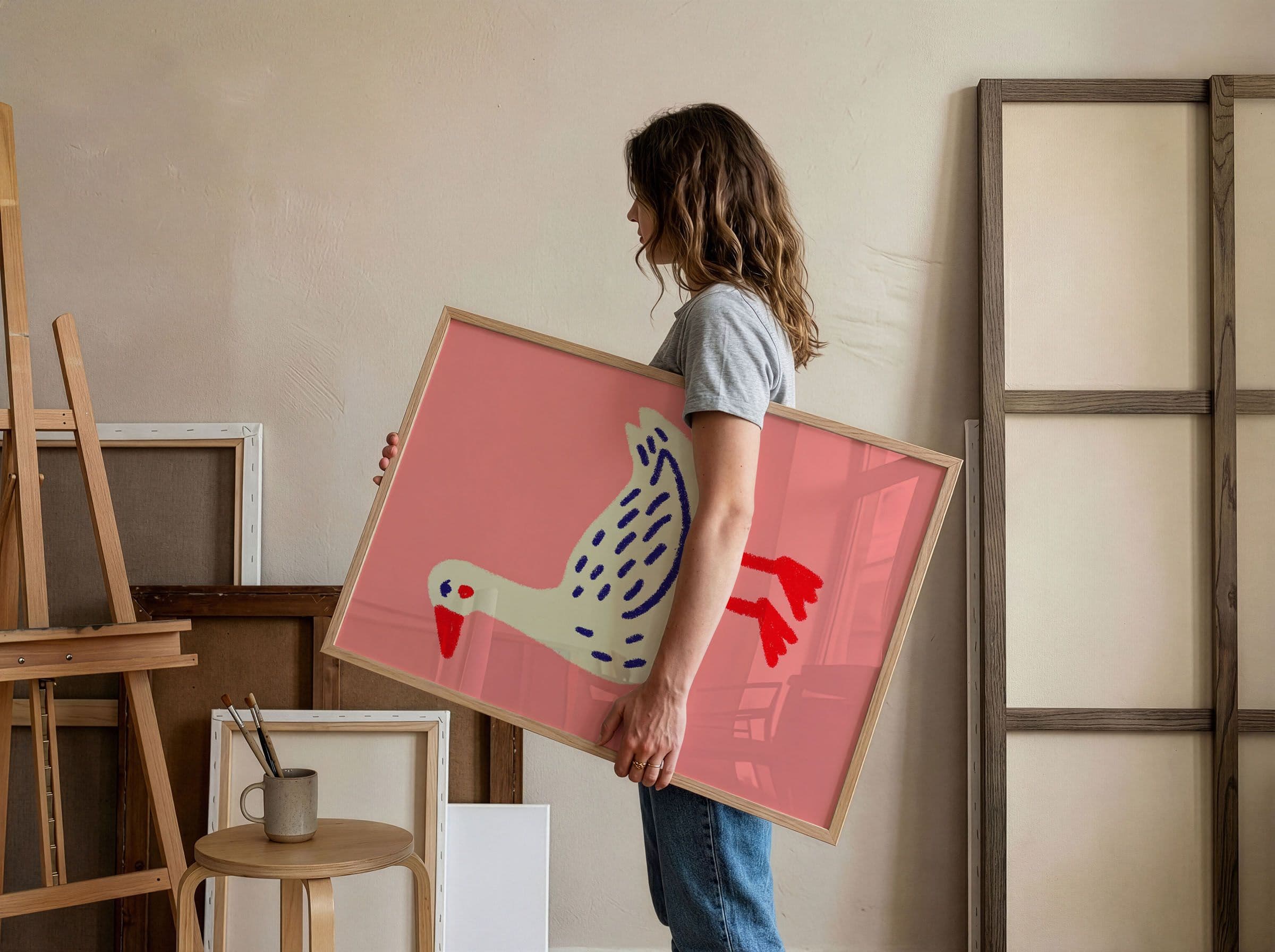 Room Picture Frame Mockup PSD - FC42 - Image 1